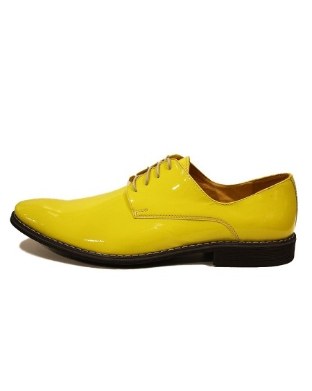Modello Pio - Lace-Up Oxfords Dress Shoes - Cowhide Patent Leather