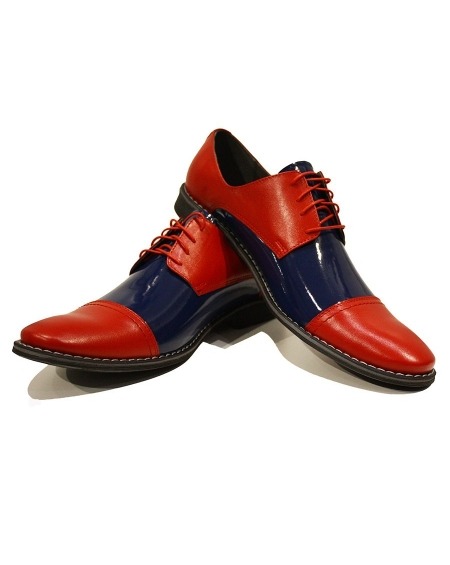 Schoenen Herenschoenen Oxfords & Wingtips Handmade Italiaanse Coloured Shoes Modello Moeth 