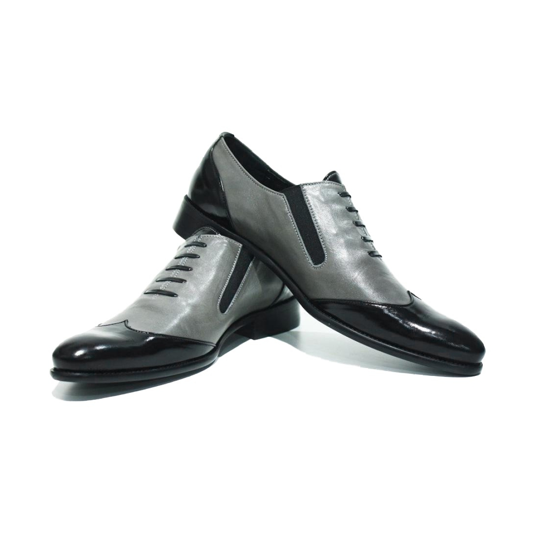 bilag bånd Vanding Modello Trevi - Gray Slip-On Moccasins Loafers - Cowhide Smooth Leather