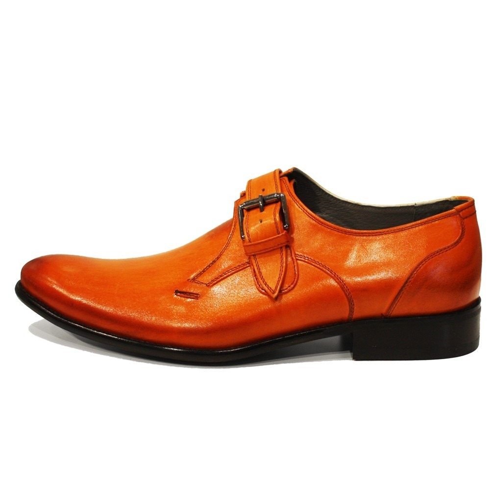 Schoenen Herenschoenen Loafers & Instappers Modello Bluto Handmade Italiaanse Coloured Shoes 
