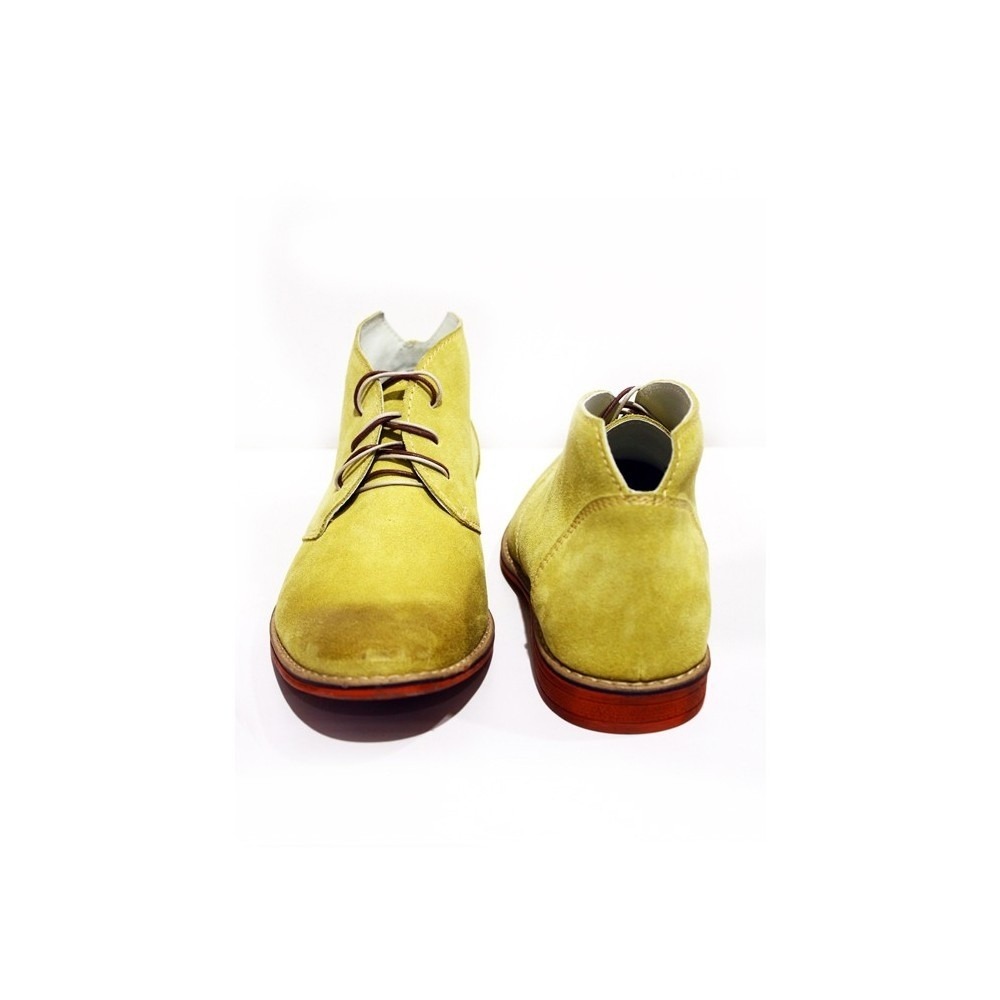 Handmade Italiaanse Coloured Shoes Schoenen Herenschoenen Laarzen Chukka boots Modello Pisa 