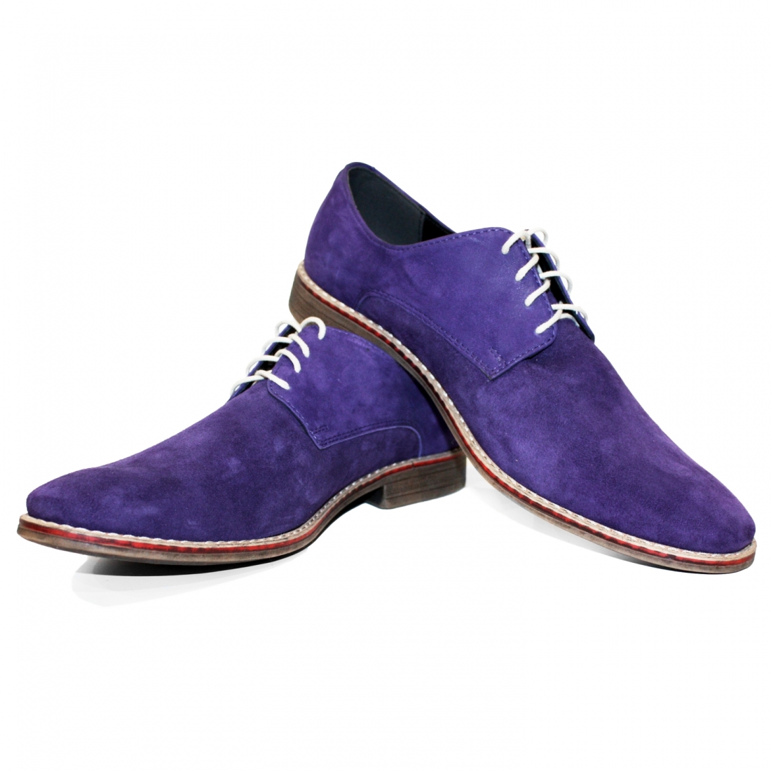 Modello Viollati - Chaussure Classique - Handmade Colorful Italian Leather Shoes