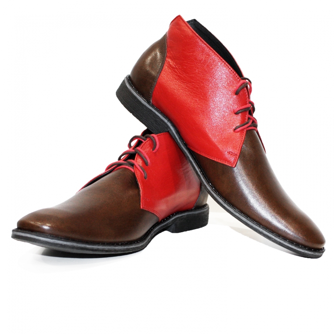 Modello Trinitollo -  Chukka Stiefel - Handmade Colorful Italian Leather Shoes
