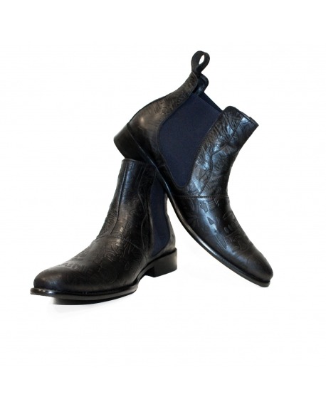 Modello Turtello - Bottines Chelsea - Handmade Colorful Italian Leather Shoes