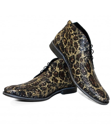 Modello Tarroka - чукка мужские - Handmade Colorful Italian Leather Shoes