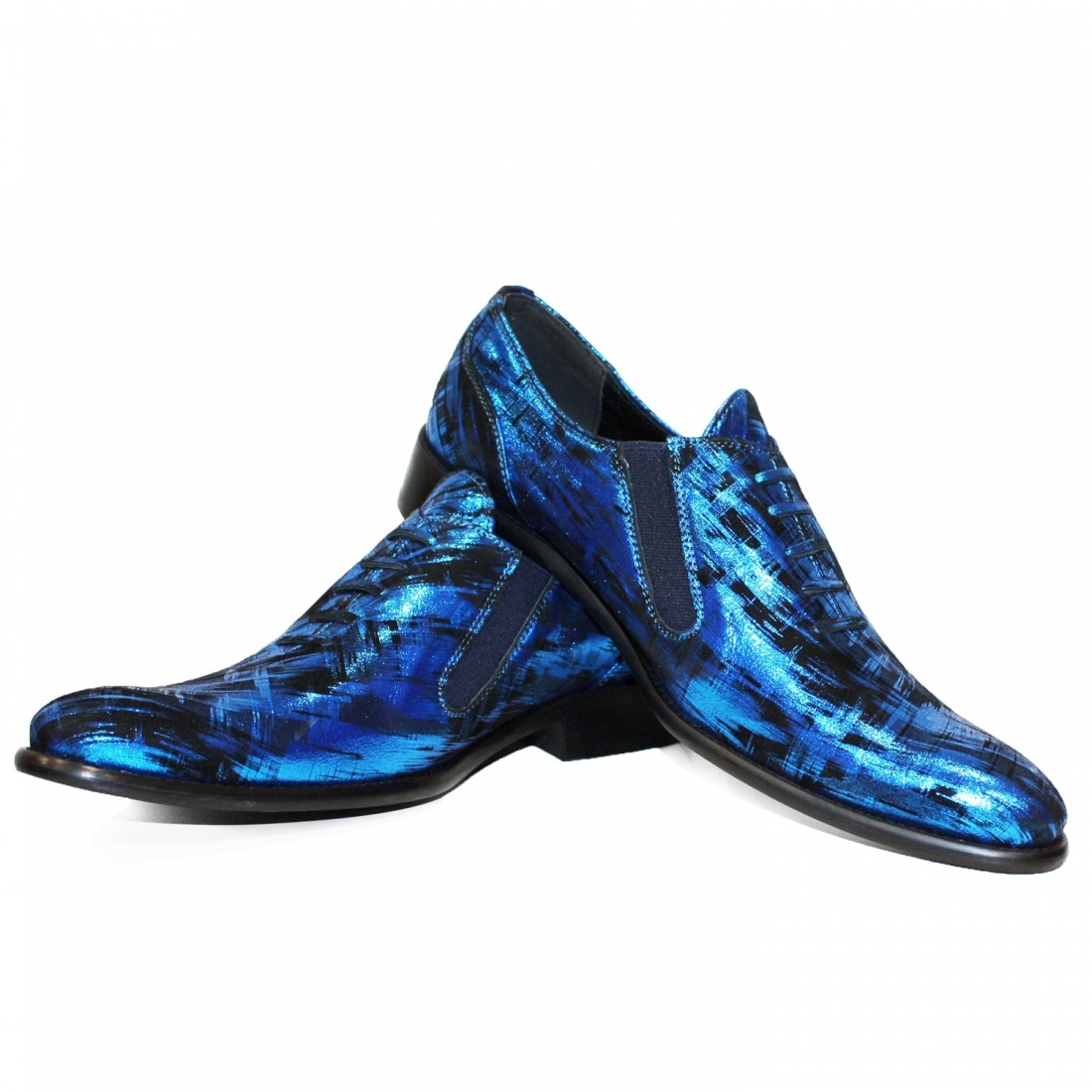 Modello Cremoto - Zapatillas Sin Cordones - Handmade Colorful Italian Leather Shoes