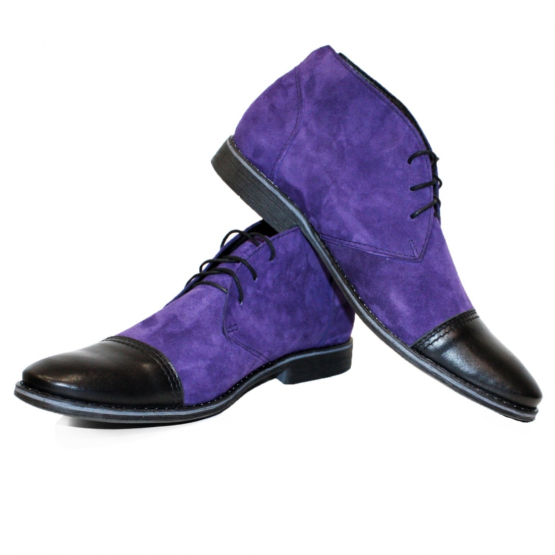 Modello Vilgero - Chukka Boots - Handmade Colorful Italian Leather Shoes