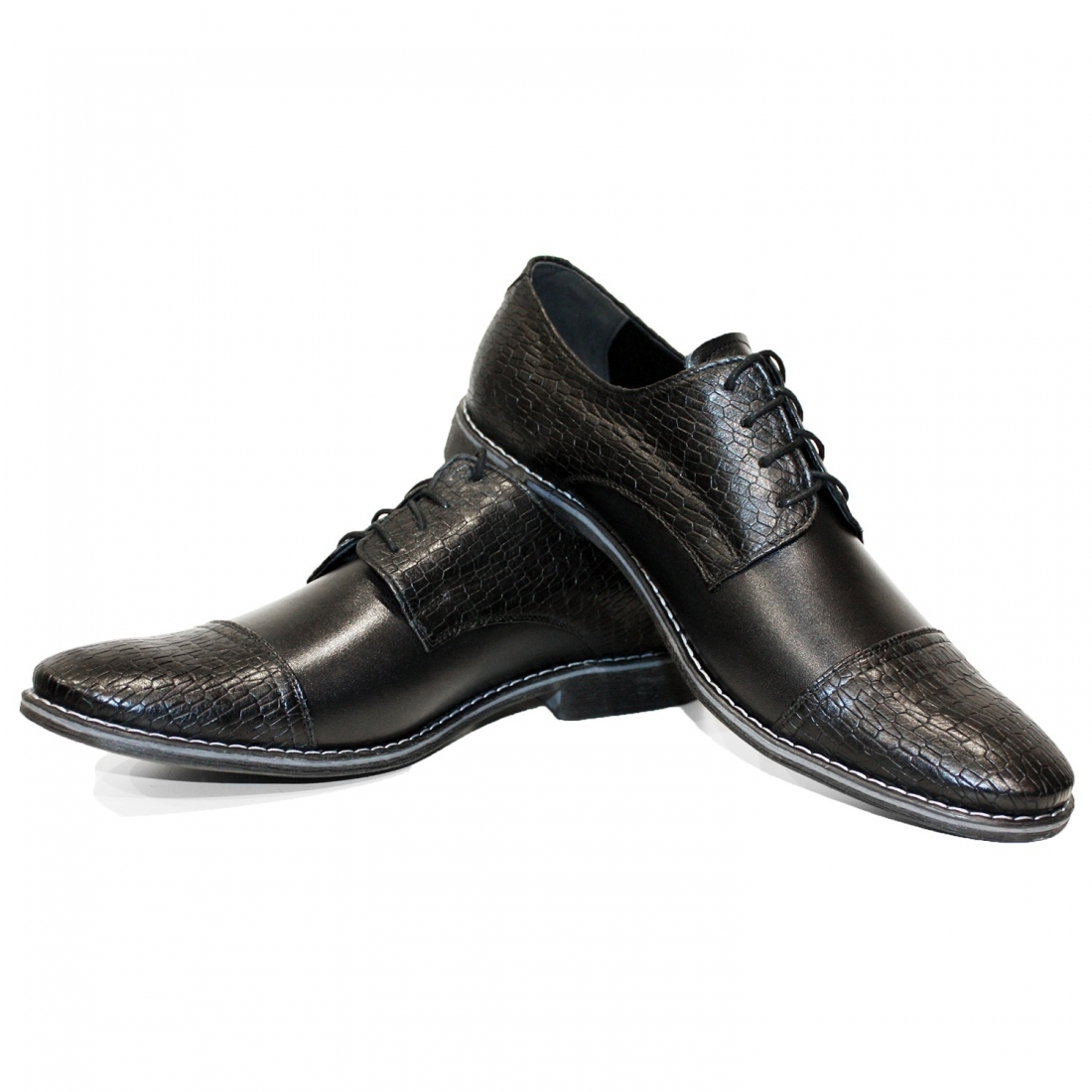 Modello Partyso - Classic Shoes - Handmade Colorful Italian Leather Shoes