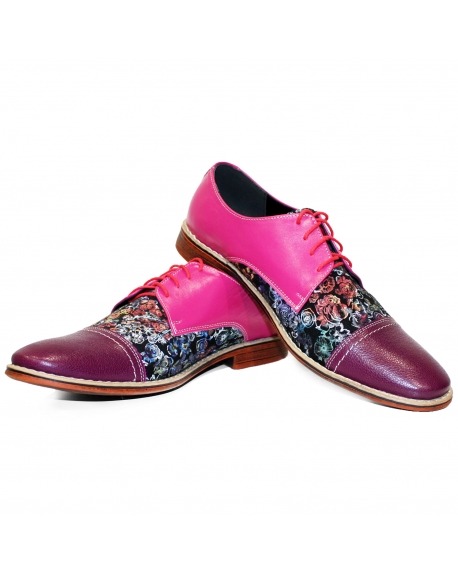 Modello Vollnero - Zapatos Clásicos - Handmade Colorful Italian Leather Shoes