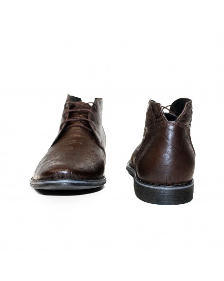 Modello Yalloka - Chukka Boots - Handmade Colorful Italian Leather Shoes