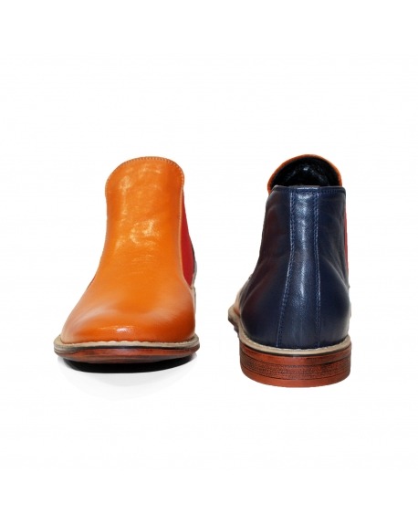 Modello Mixerro - Chelsea Botas - Handmade Colorful Italian Leather Shoes