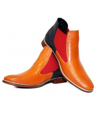 Modello Mixerro - Chelsea Boots - Handmade Colorful Italian Leather Shoes