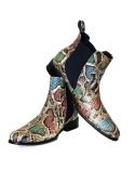 Modello Rena - ботинки челси мужские - Handmade Colorful Italian Leather Shoes