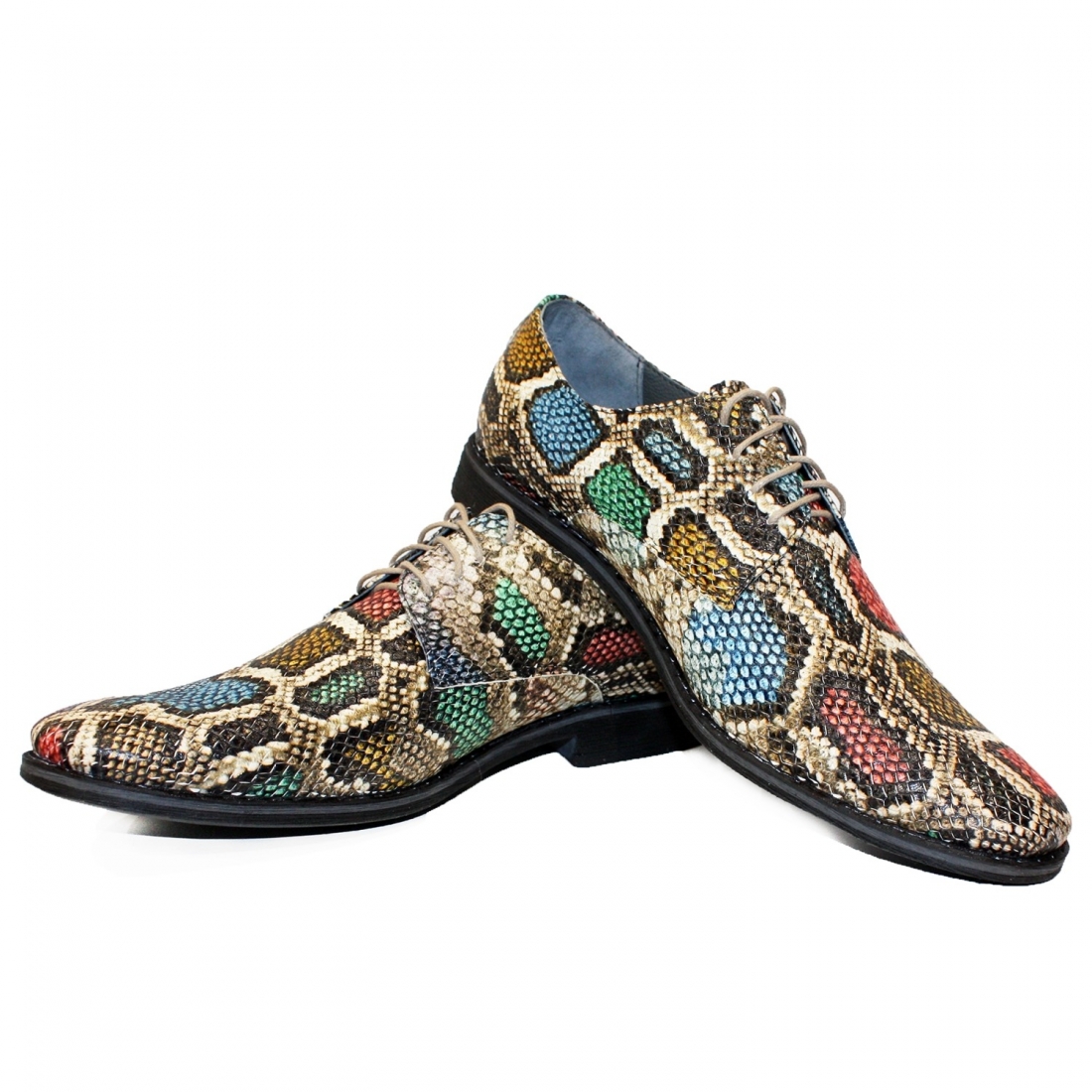 Modello Kolorrelo - Schnürer - Handmade Colorful Italian Leather Shoes