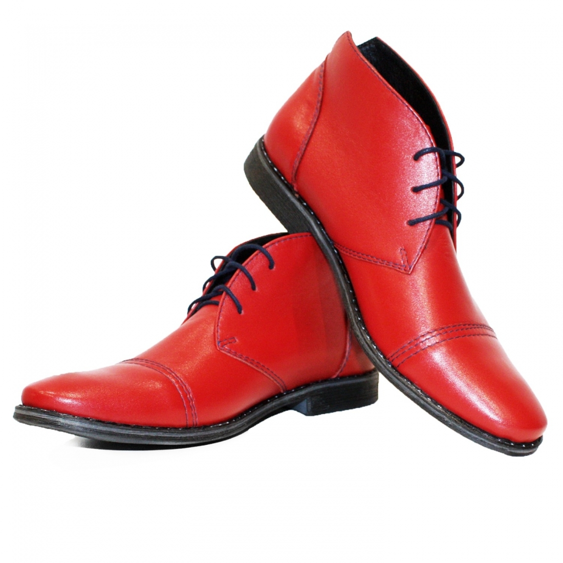 Modello Vurello - Desert Boots - Handmade Colorful Italian Leather Shoes