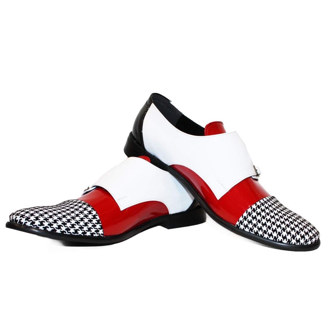 Modello Typaga - Monk Shoes - Handmade Colorful Italian Leather Shoes