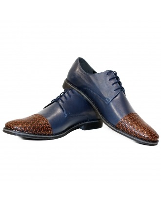 Modello Wottero - Classic Shoes - Handmade Colorful Italian Leather Shoes