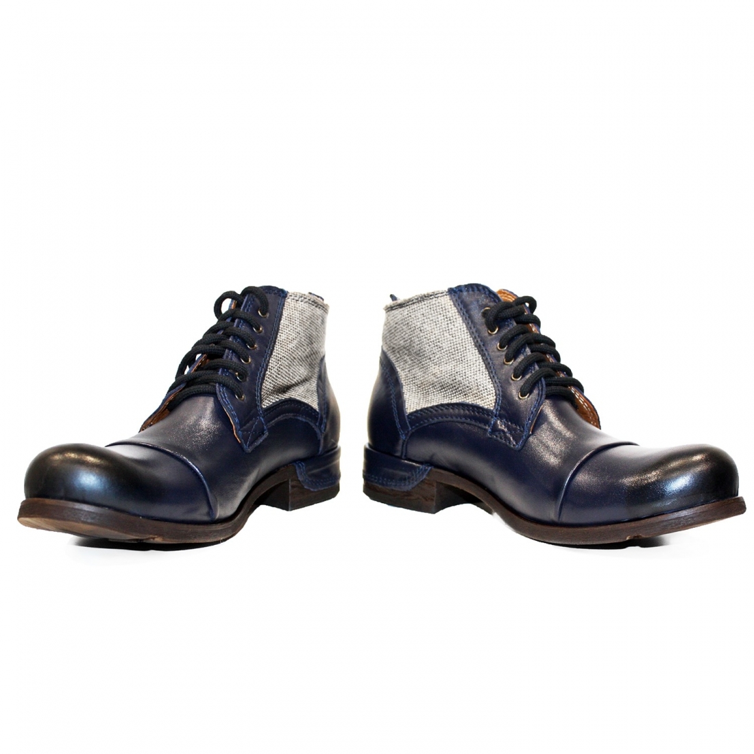 Modello Getretto - Schnürboots - Handmade Colorful Italian Leather Shoes