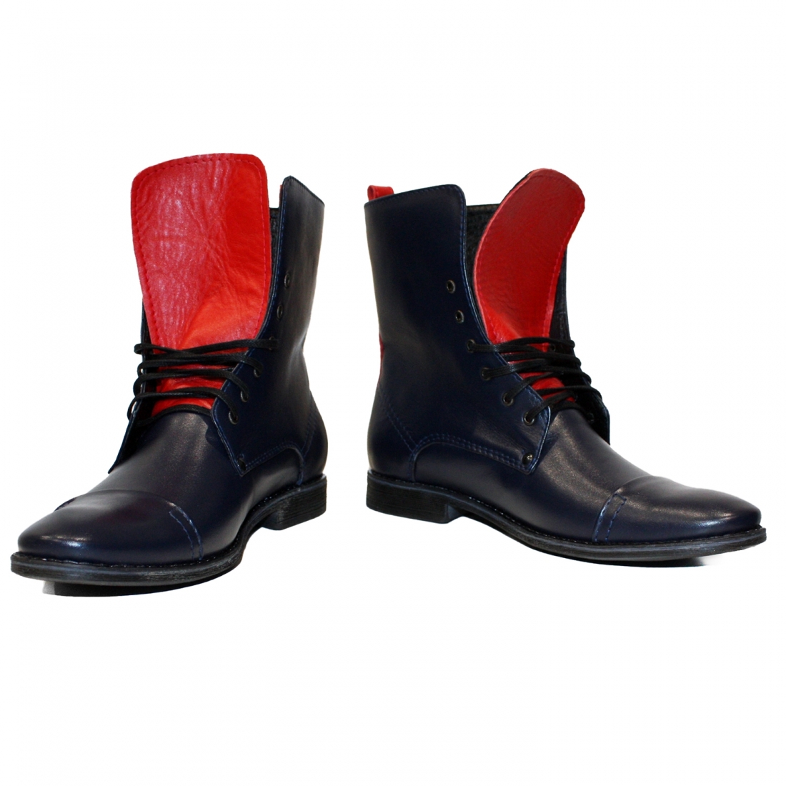 Modello Ronarello - High Boots - Handmade Colorful Italian Leather Shoes