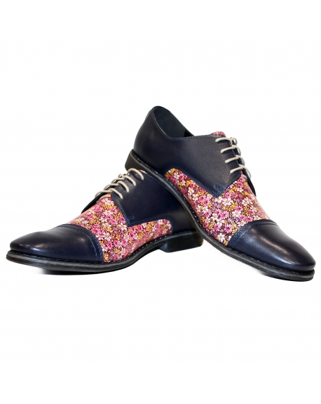 Modello Vacanzzo - Scarpe Classiche - Handmade Colorful Italian Leather Shoes