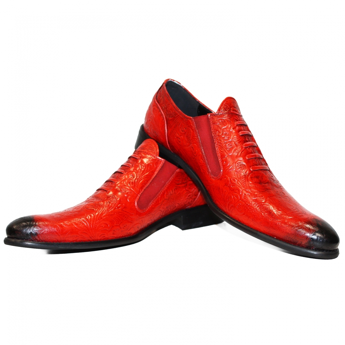 Modello Vampiro - Buty Wsuwane - Handmade Colorful Italian Leather Shoes