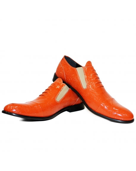 Modello Aranccio - Slipper - Handmade Colorful Italian Leather Shoes