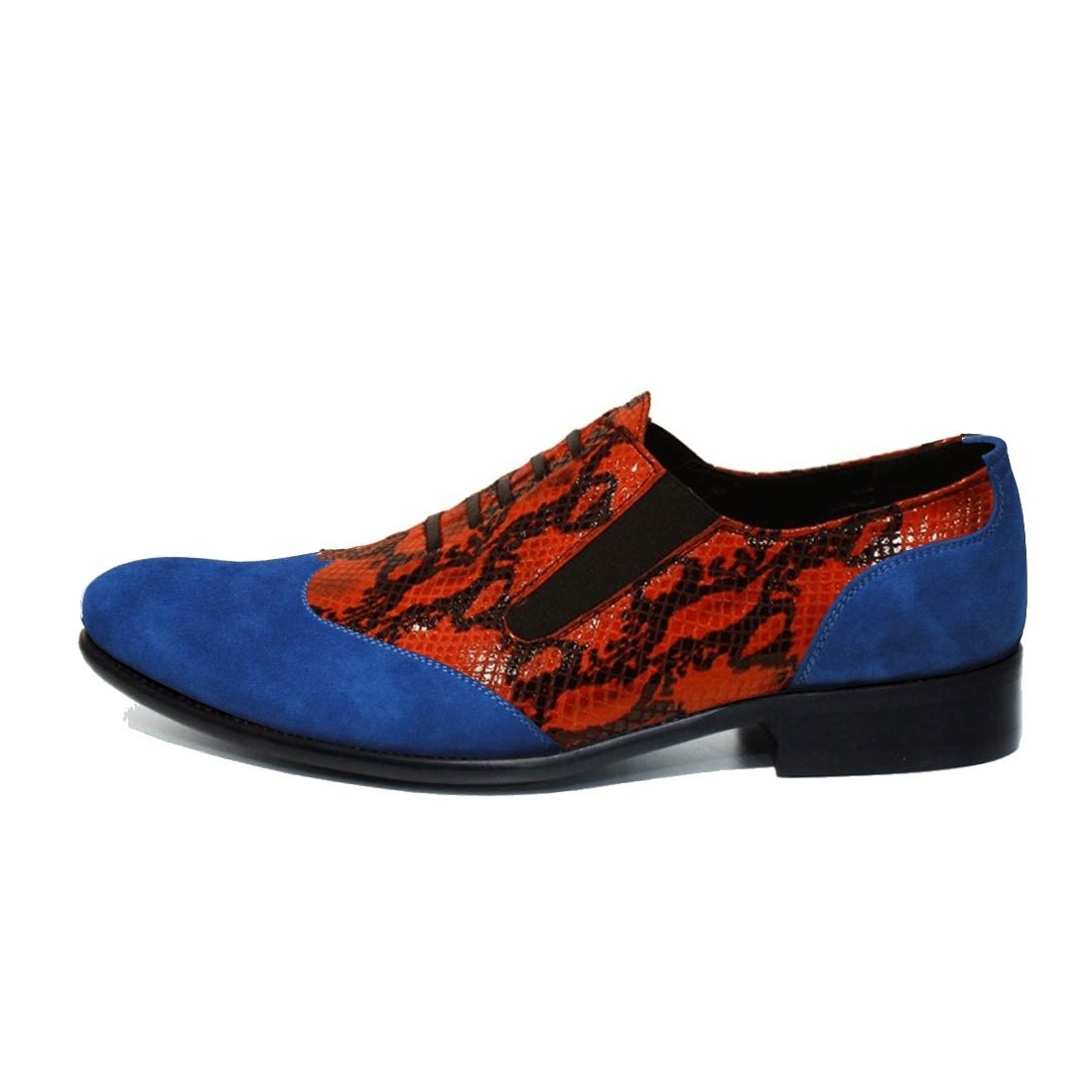 Modello Baccalto - Zapatillas Sin Cordones - Handmade Colorful Italian Leather Shoes
