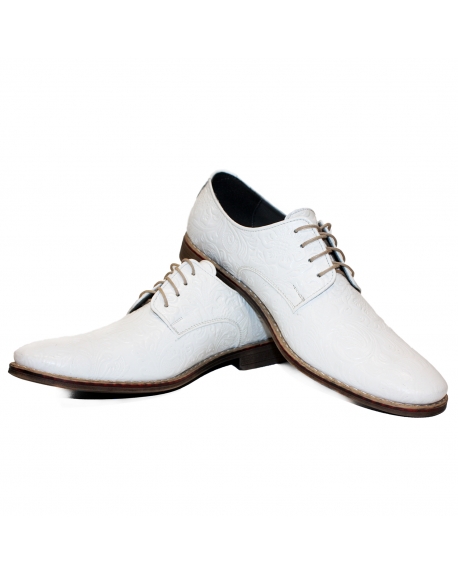 Modello Biancello - Scarpe Classiche - Handmade Colorful Italian Leather Shoes