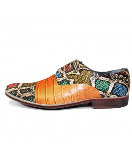 Modello Gadello - Chaussure Classique - Handmade Colorful Italian Leather Shoes