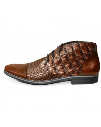 Modello Browerro - Chukka Boots - Handmade Colorful Italian Leather Shoes