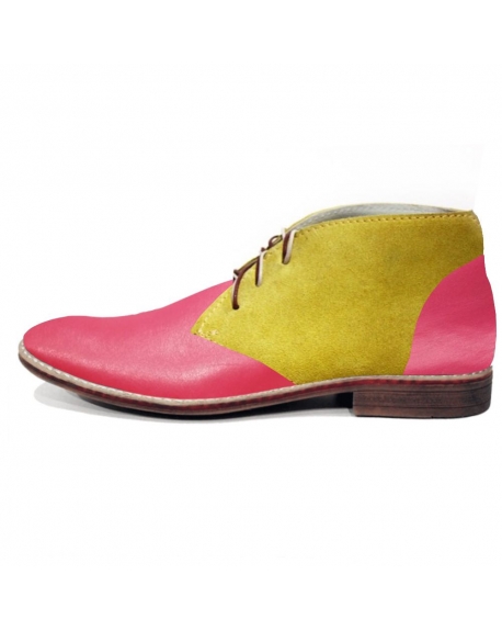 Modello Primavello - Chukka Botas - Handmade Colorful Italian Leather Shoes