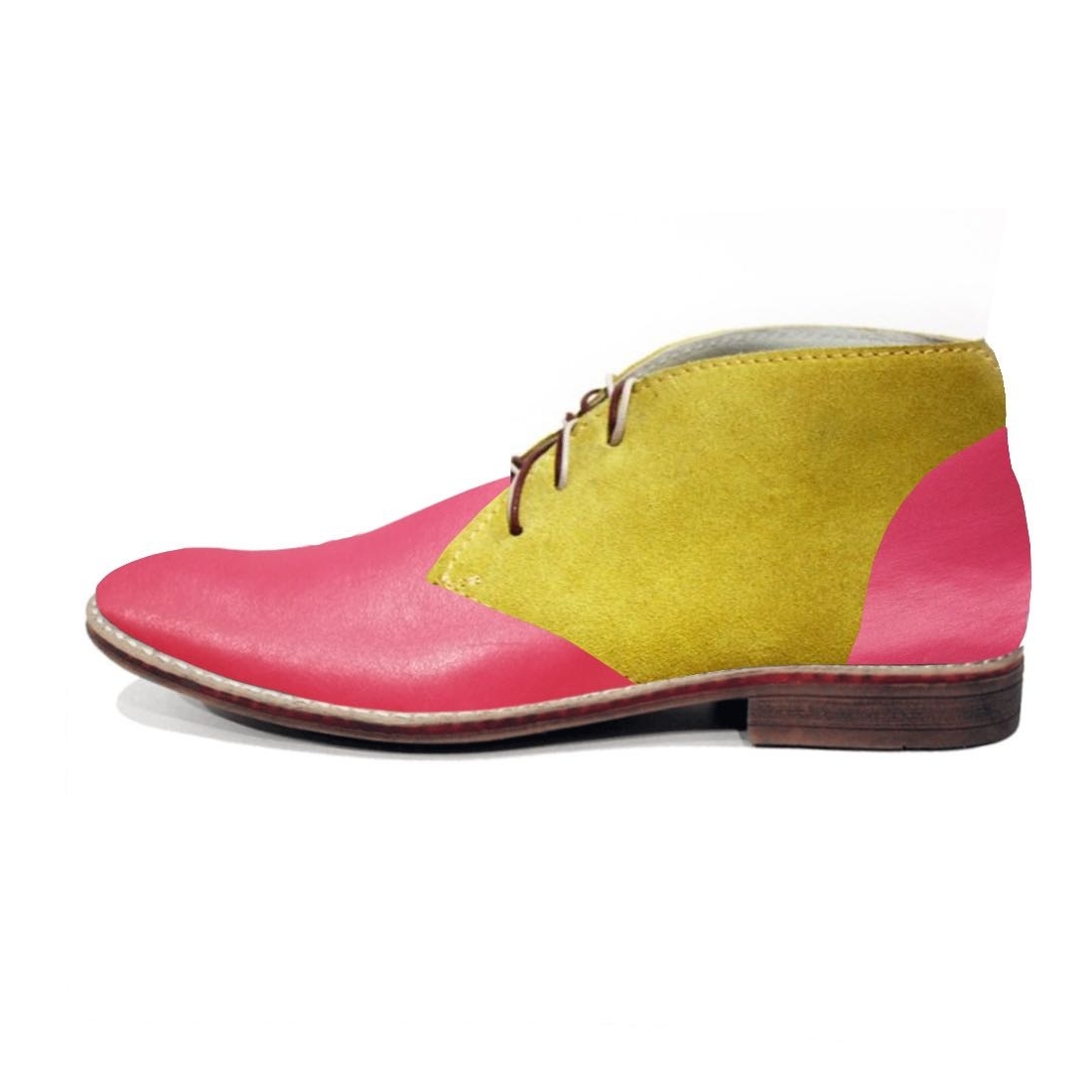 Modello Primavello - Chukka Boots - Handmade Colorful Italian Leather Shoes